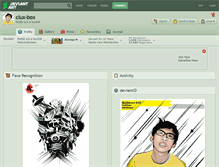 Tablet Screenshot of clux-box.deviantart.com