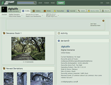 Tablet Screenshot of digitalife.deviantart.com