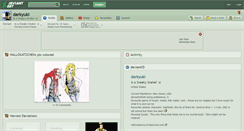 Desktop Screenshot of darkyuki.deviantart.com