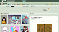 Desktop Screenshot of hainneh.deviantart.com