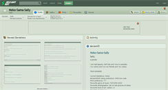 Desktop Screenshot of neko-sama-sally.deviantart.com