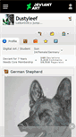 Mobile Screenshot of dustyleef.deviantart.com