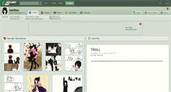 Desktop Screenshot of nanitax.deviantart.com