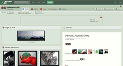 Desktop Screenshot of ladameennoir.deviantart.com