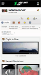 Mobile Screenshot of ladameennoir.deviantart.com