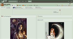 Desktop Screenshot of dark-spider.deviantart.com