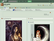 Tablet Screenshot of dark-spider.deviantart.com