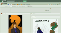 Desktop Screenshot of caliglith.deviantart.com