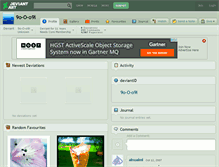 Tablet Screenshot of 9o-o-o9i.deviantart.com