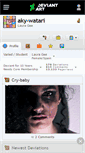 Mobile Screenshot of aky-watari.deviantart.com