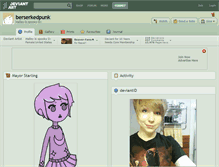 Tablet Screenshot of berserkedpunk.deviantart.com