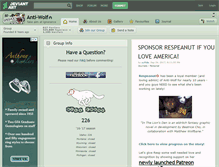 Tablet Screenshot of anti-wolf.deviantart.com