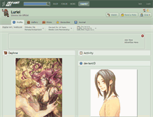 Tablet Screenshot of luriel.deviantart.com