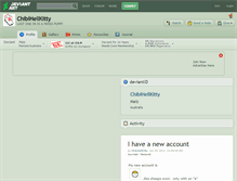 Tablet Screenshot of chibihellkitty.deviantart.com