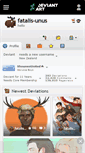 Mobile Screenshot of fatalis-unus.deviantart.com