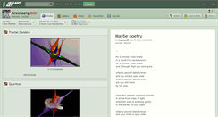 Desktop Screenshot of greenseng.deviantart.com