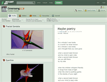 Tablet Screenshot of greenseng.deviantart.com