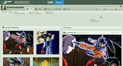 Desktop Screenshot of animefreakazoid6.deviantart.com