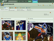 Tablet Screenshot of animefreakazoid6.deviantart.com