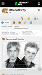Mobile Screenshot of littlebutt3rfly.deviantart.com