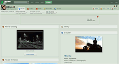 Desktop Screenshot of h8me-cz.deviantart.com