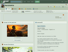 Tablet Screenshot of marschelarts.deviantart.com