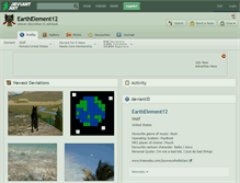 Tablet Screenshot of earthelement12.deviantart.com