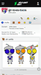 Mobile Screenshot of gir-loves-tocos.deviantart.com