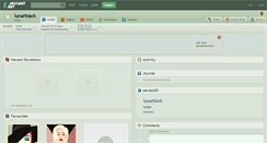 Desktop Screenshot of lunarblack.deviantart.com
