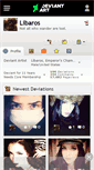 Mobile Screenshot of libaros.deviantart.com