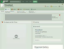 Tablet Screenshot of princedescil.deviantart.com