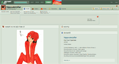 Desktop Screenshot of hippycaterpillar.deviantart.com