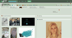 Desktop Screenshot of geek-chic.deviantart.com