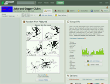 Tablet Screenshot of joke-and-dagger-club.deviantart.com
