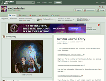 Tablet Screenshot of anotherdamian.deviantart.com