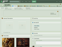 Tablet Screenshot of narusaku.deviantart.com