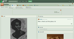 Desktop Screenshot of darkdeo.deviantart.com