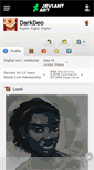 Mobile Screenshot of darkdeo.deviantart.com