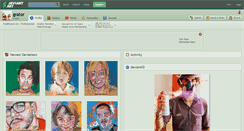 Desktop Screenshot of grator.deviantart.com