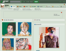 Tablet Screenshot of grator.deviantart.com
