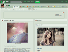 Tablet Screenshot of laziaila.deviantart.com
