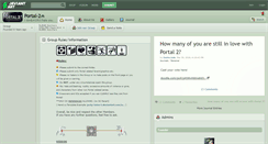 Desktop Screenshot of portal-2.deviantart.com
