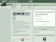 Tablet Screenshot of portal-2.deviantart.com
