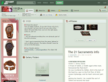 Tablet Screenshot of 11121.deviantart.com