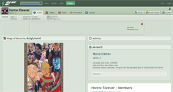 Desktop Screenshot of horror-forever.deviantart.com