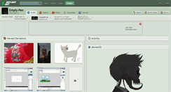 Desktop Screenshot of empty-pen.deviantart.com