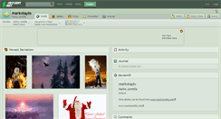 Desktop Screenshot of markotapio.deviantart.com