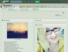 Tablet Screenshot of infinative.deviantart.com