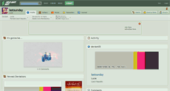 Desktop Screenshot of lastsunday.deviantart.com