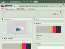 Tablet Screenshot of lastsunday.deviantart.com